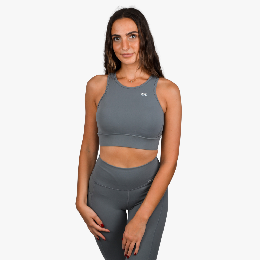 Grey Performance Bra