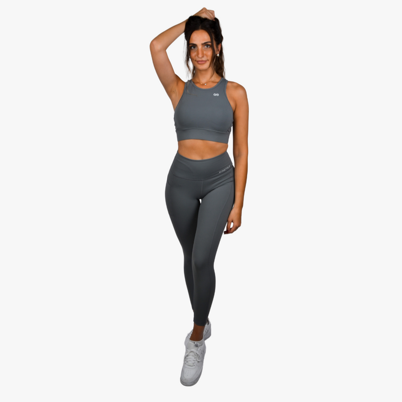 Grey Performance Bra