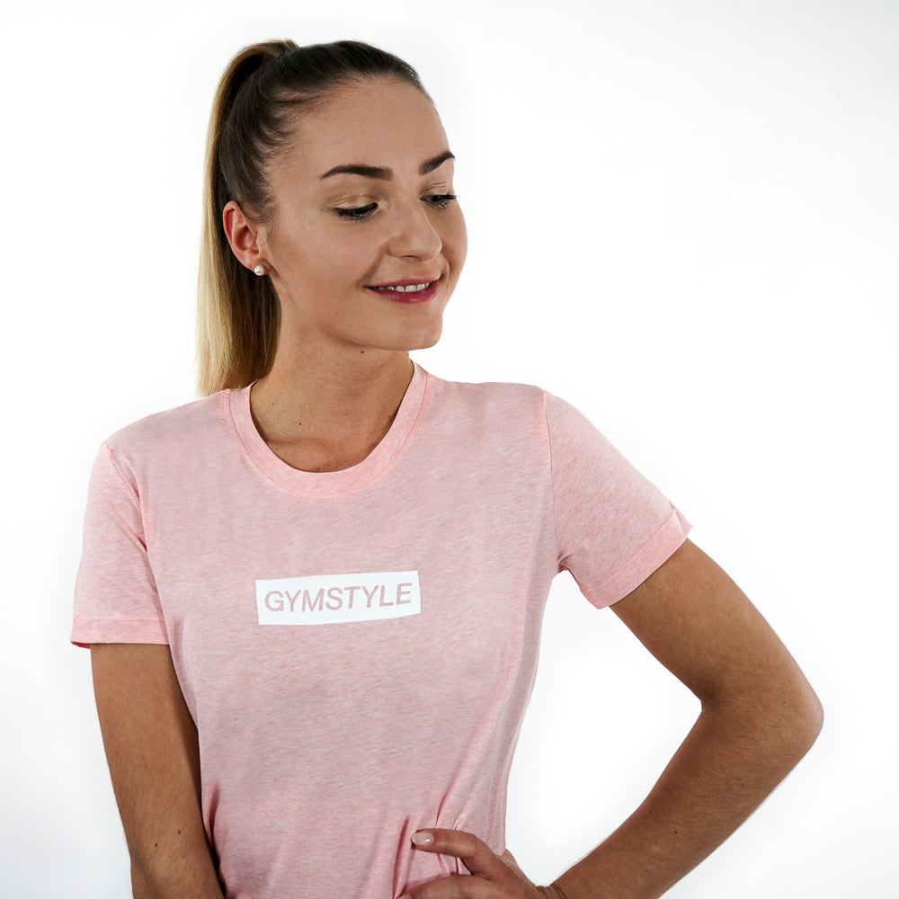 Fresh Peach White Performance Shirt