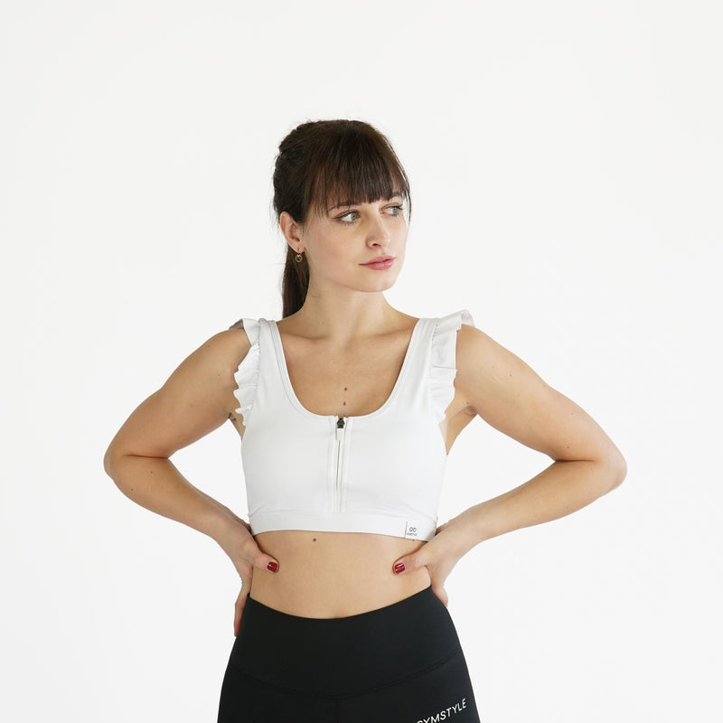 White Butterfly Bra