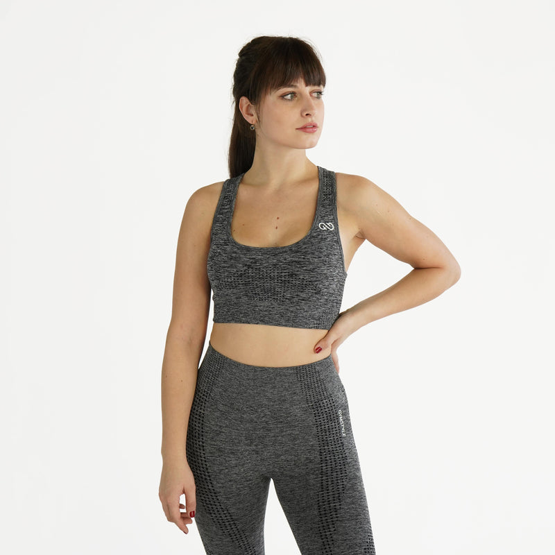 Elite Seamless Bra Grey