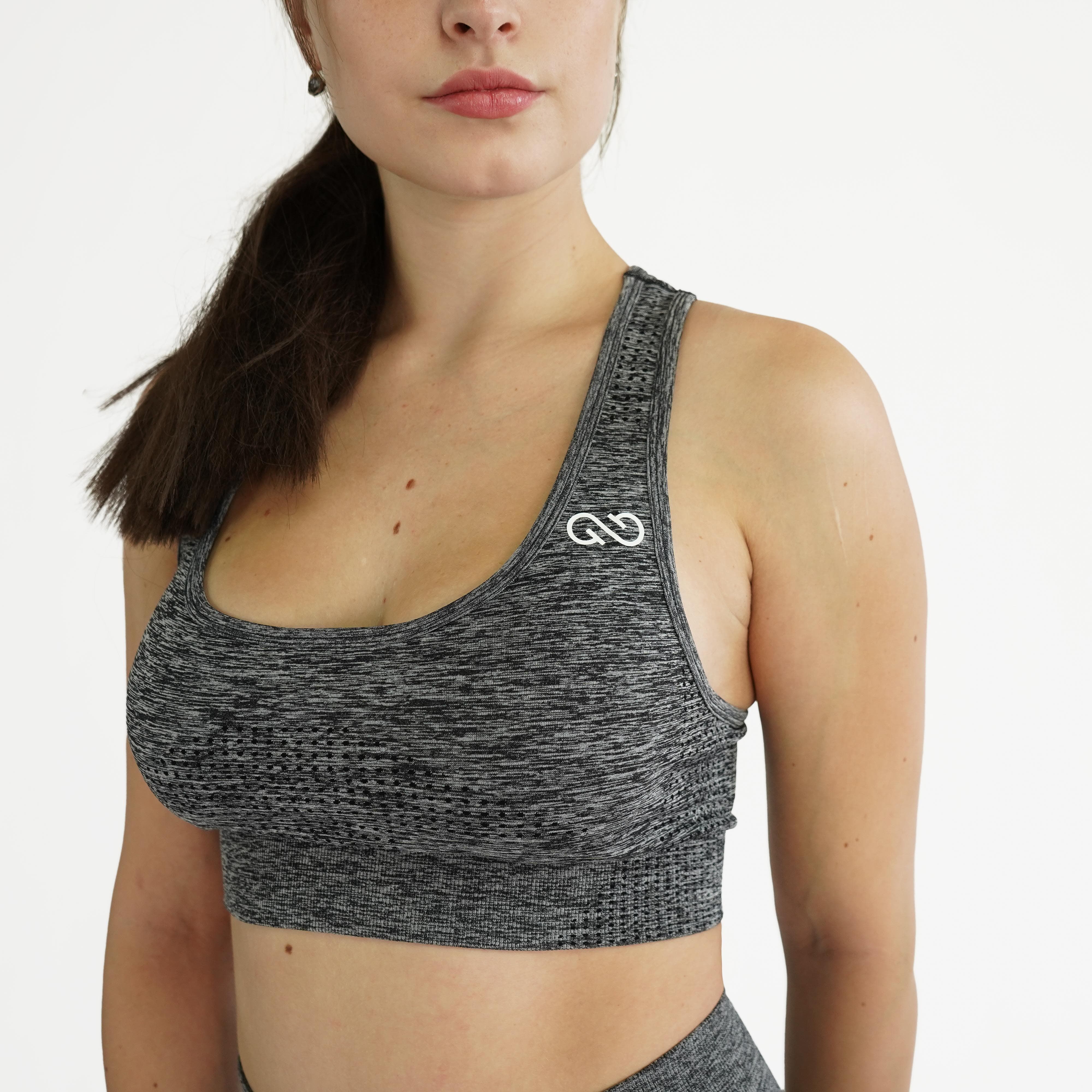 Elite Seamless Bra Grey
