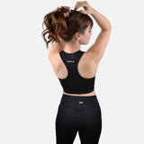 Pure Black Performance Bra