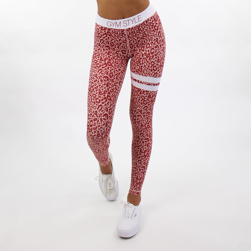 Red Wildcat Leggings