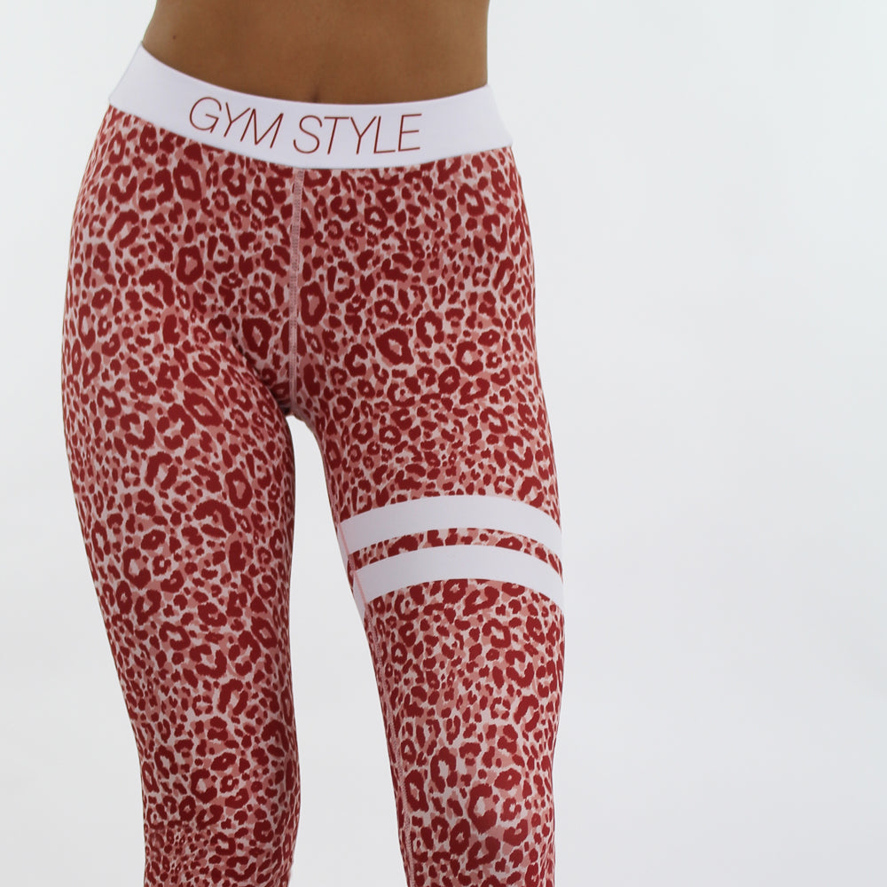 Red Wildcat Leggings