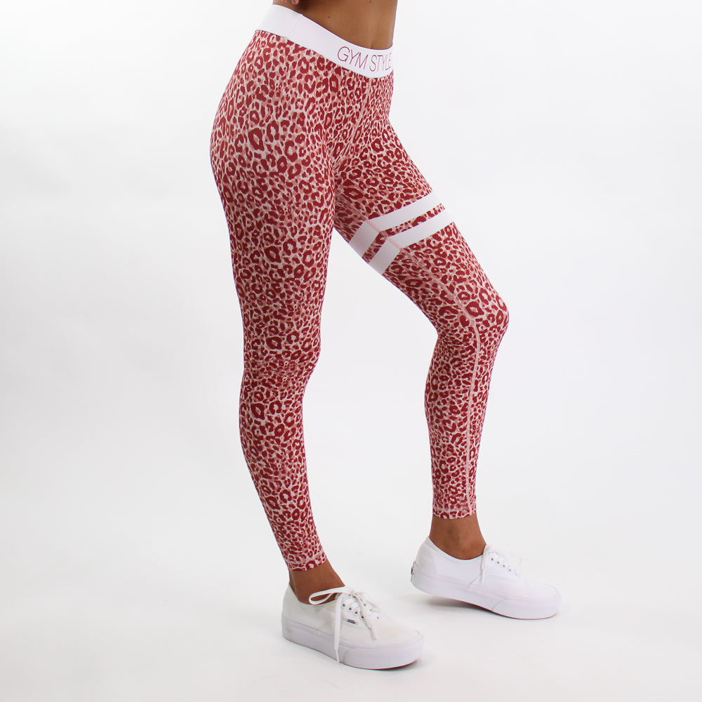 Red Wildcat Leggings
