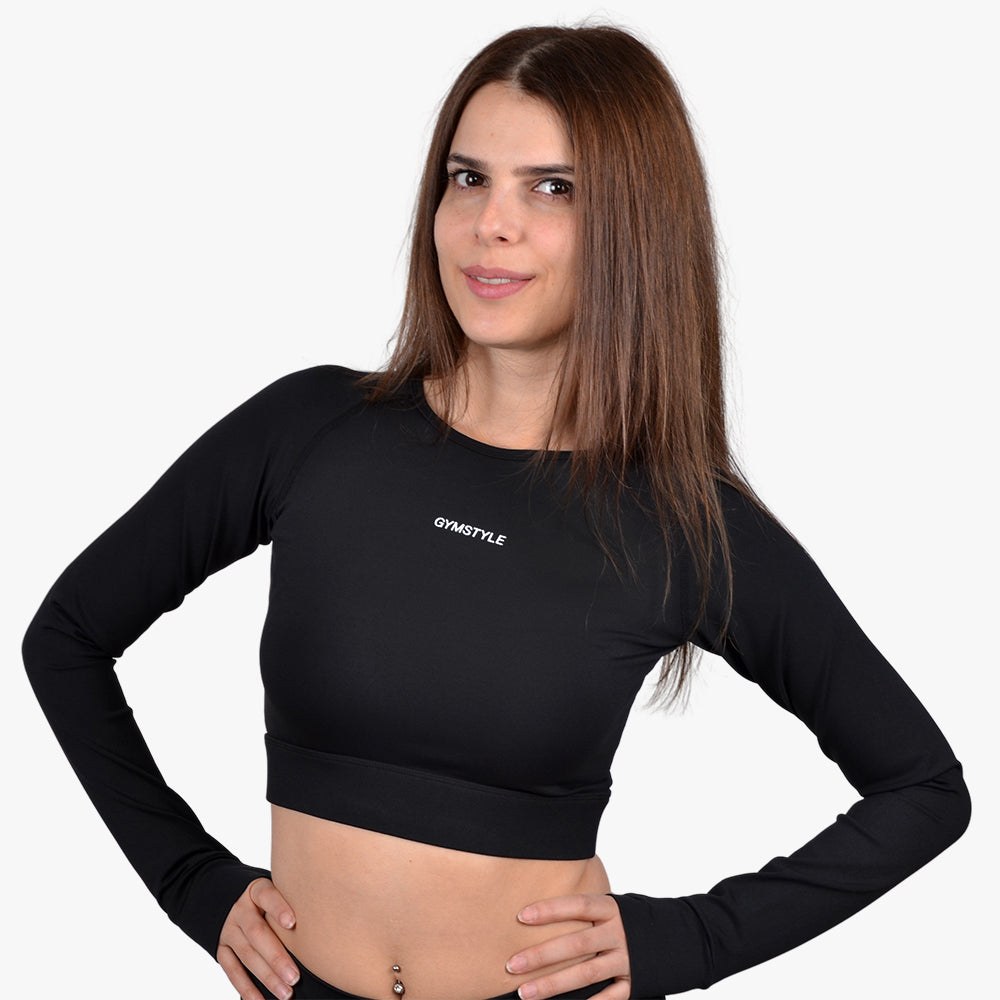 Pure Black Performance Longsleeve