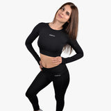 Pure Black Performance Longsleeve